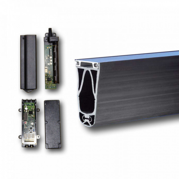 Sicherheitskontaktleiste SL6520, 8,2kΩ, elektrisch, 65 mm hoch, 2000 mm lang