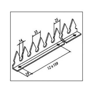 Zackenleiste aufschraubbar ZKSA