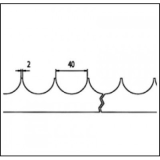 Zackenleiste zum Aufschweißen