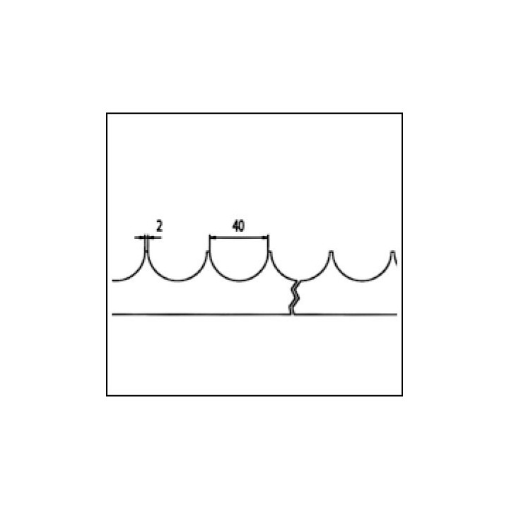 Zackenleiste zum Aufschweißen
