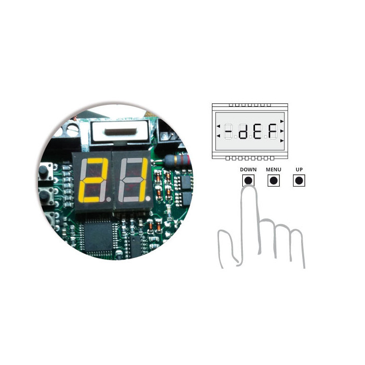 Unterflur-Drehtorantrieb Shark, Eco-Kit, Edelstahl, für 1-flügelige Tore bis 3,5m oder max. 600kg