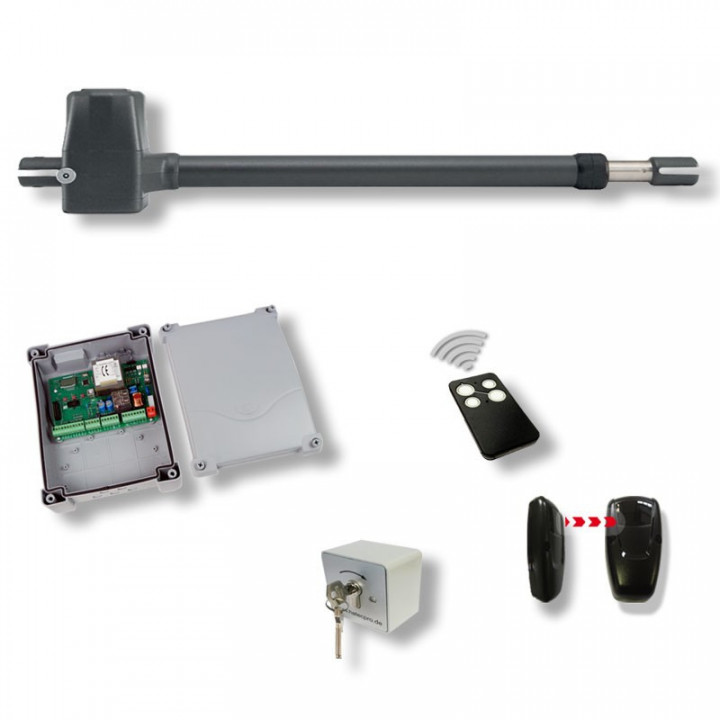 Spindel-Drehtorantrieb Leader 6 Komplett-Kit, für 1-flügelige Tore bis 5 m Flügelbreite