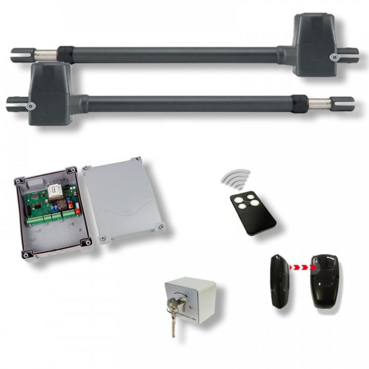 Spindel-Drehtorantrieb Leader 6 Komplett-Kit, für 2-flügelige Tore bis 5 m Flügelbreite