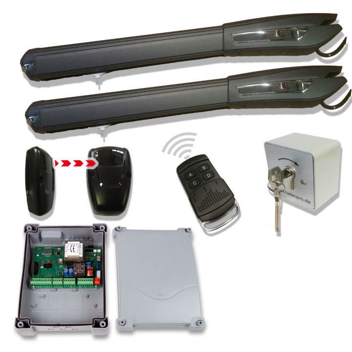 Drehtorantrieb Koloss 5 Komplett-Kit für 2-flügelige Tore bis 3,5m / Flügel