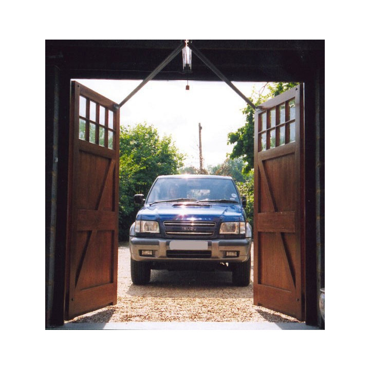 Flügeltorbeschlag für Garagen, Flügeltor, 2-flügelig