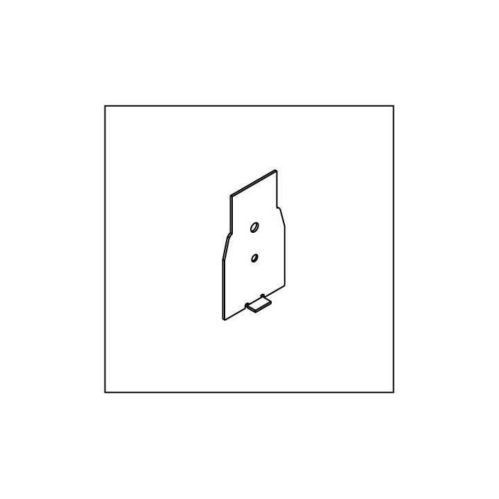 Kopfdeckel Edelstahl FST083 für Laufrollenprofil