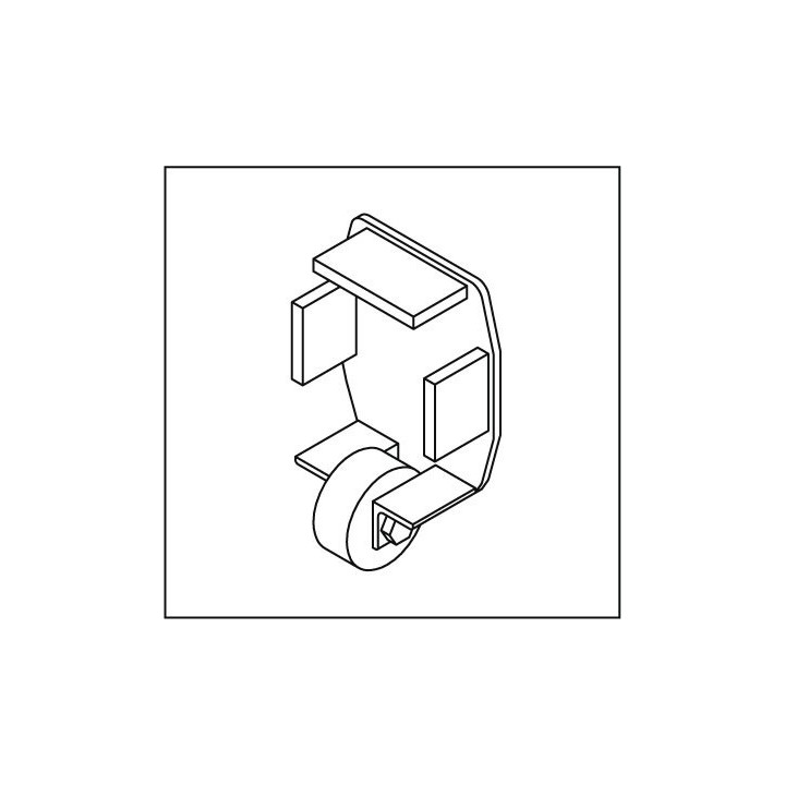 Kopfdeckel mit Stützrolle KSR130