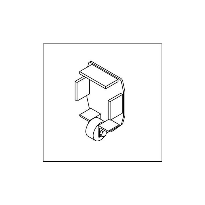 Kopfdeckel mit Stützrolle KSR160