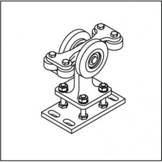 Laufrollenbock LRB095-4QG