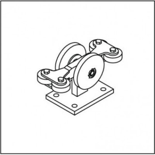 Laufrollenbock LRB130-4Q