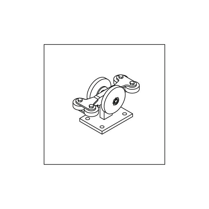 Laufrollenbock LRB130-4Q