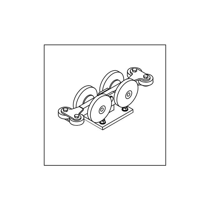 Laufrollenbock LRB130/S