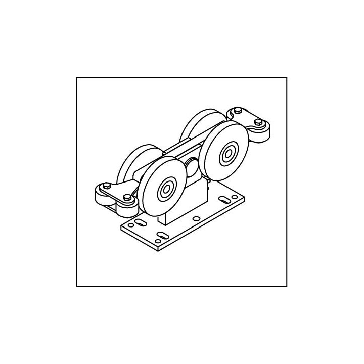 Laufrollenbock LRB192/S-4Q
