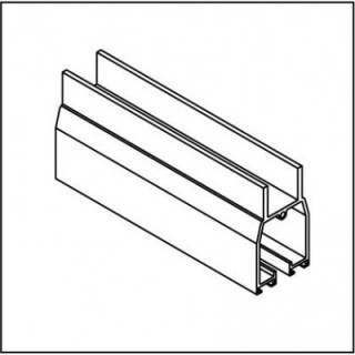 Laufrollenprofil FST083ALU, Lagerlänge 6 m
