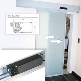Schiebetürantrieb CIVIK, 1-flügelig