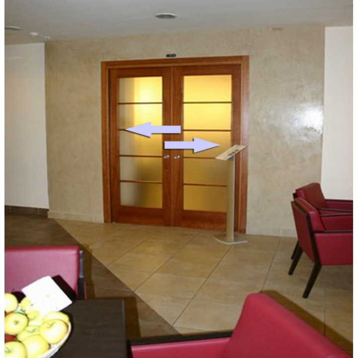 Schiebetürantrieb OLLY-C, Automatiktür, 2-flügelig